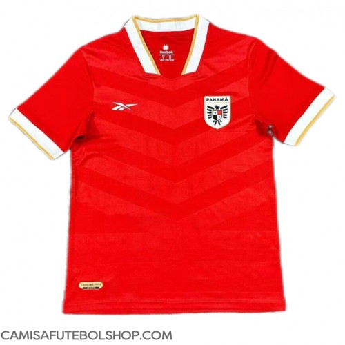 Camisa de time de futebol Panamá Replicas 1º Equipamento Copa America 2024 Manga Curta